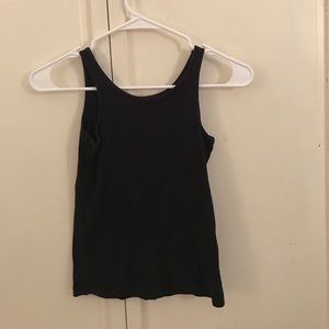 black tank top